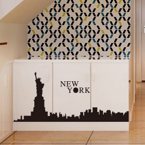 New York Skyline Wall Sticker